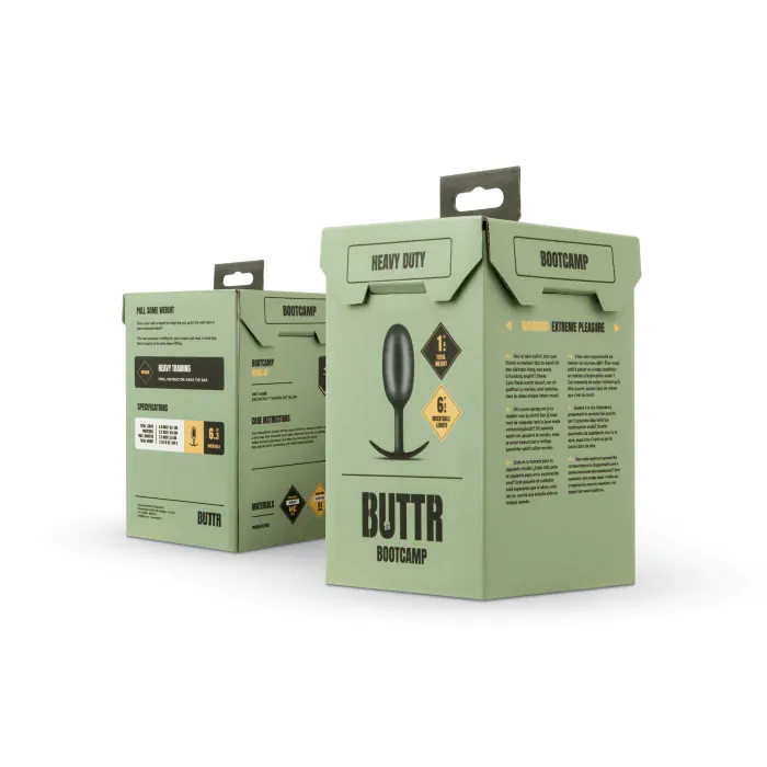 Анальна пробка BUTTR Heavy Duty Weighted Butt Plug — фото 6
