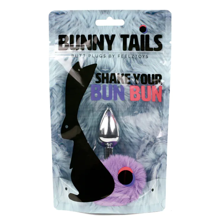 Анальна пробка FeelzToys Bunny Tails Butt Plug Purple — фото 5