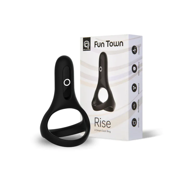 Подвійне ерекційне кільце FunTown Rise Black