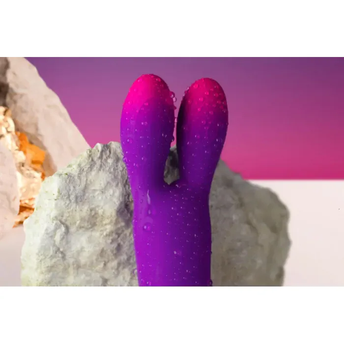 Вібратор Rocks Off Glo Girl Bunny — фото 9