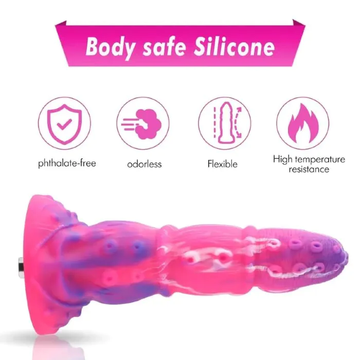 Дилдо Hismith Silicone Tentacle Dildo Monster Series — фото 7