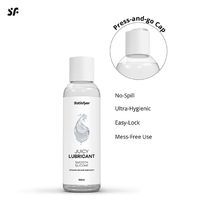 Лубрикант силіконовий Satisfyer Juicy Lubricant Smooth Silicone 150 мл — фото 3