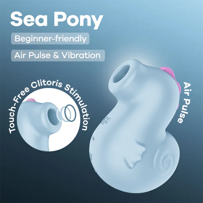 Вакуумний кліторальний стимулятор Satisfyer Sea Pony — фото 7