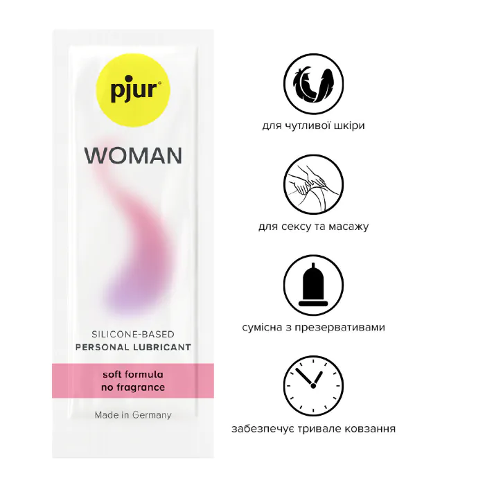 Лубрикант pjur Woman Silicone 1,5 мл — фото 2