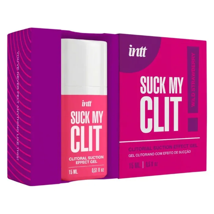 Смоктайзер для клітора Intt Suck My Clit Wild Strawberry 15 мл — фото 3