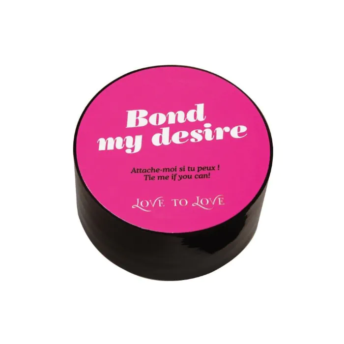 Скотч для бондажу Love To Love BOND MY DESIRE 15 м чорний