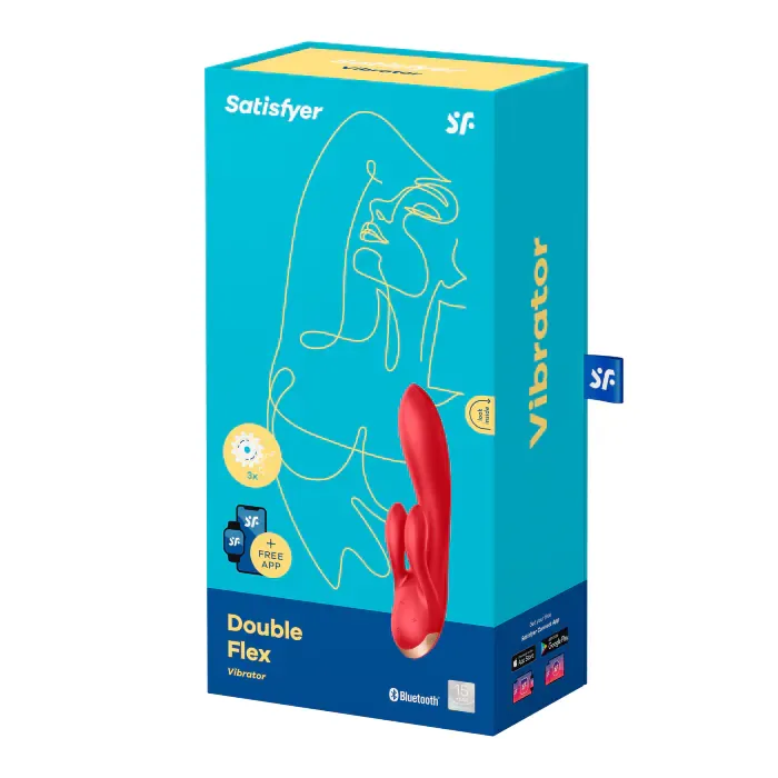 Смарт вібратор Satisfyer Double Flex Red — фото 8