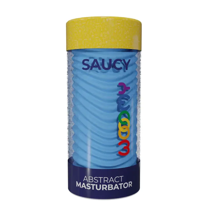 Мастурбатор Wooomy Saucy Abstract Masturbator — фото 9