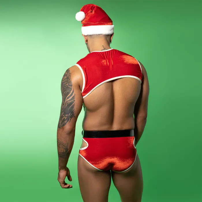 Новорічний чоловічий еротичний костюм JSY Sexy Lingerie Christmas Suit 9132 One Size — фото 2