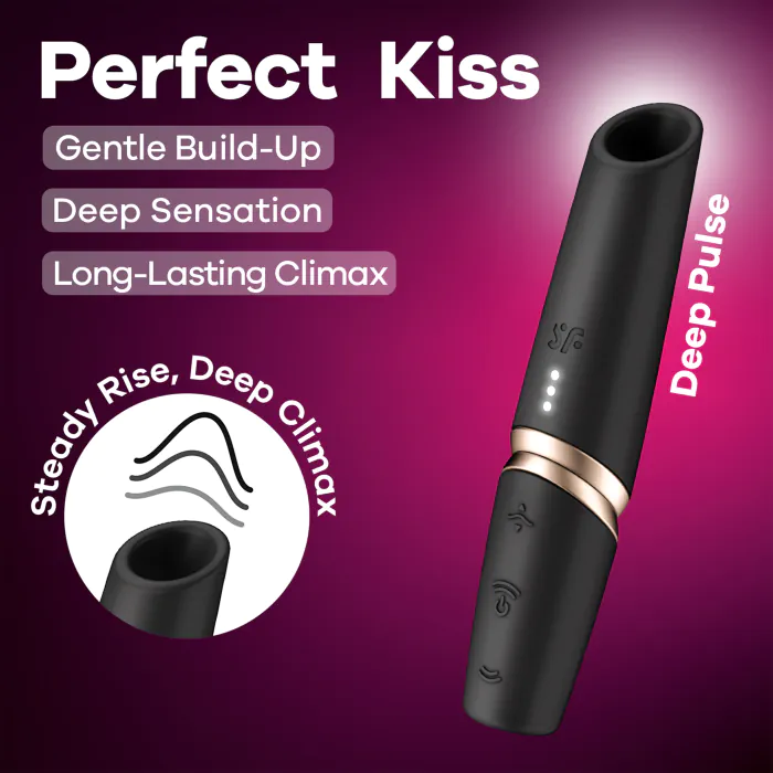 Вібратор помада Satisfyer Perfect Kiss — фото 8