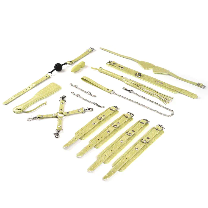 БДСМ-набір для початківців Liebe Seele Macaron 9pcs Bondage Kit-Melon — фото 2