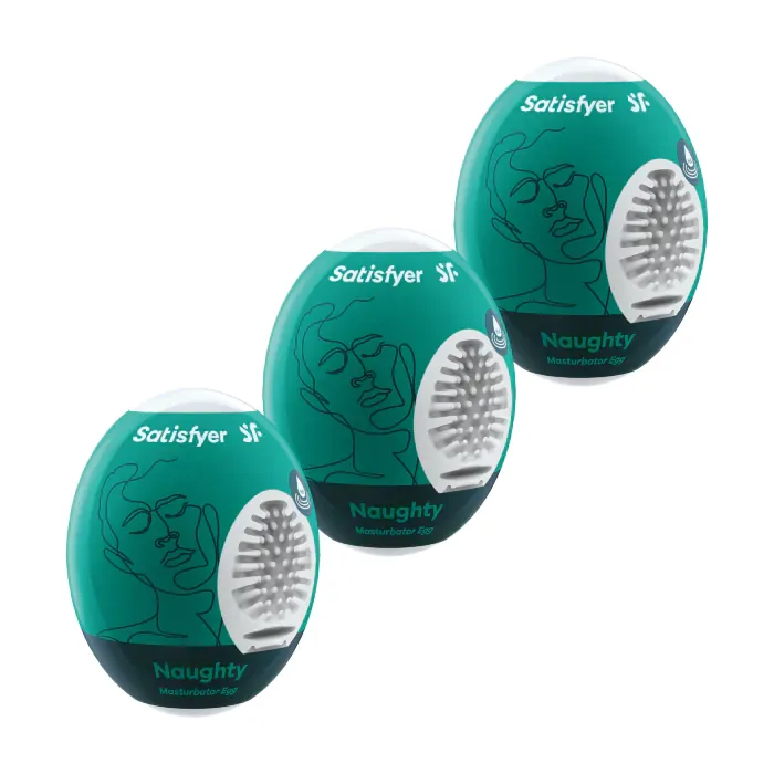 Набір мастурбаторів Satisfyer Egg Set Masturbator Naughty 3шт — фото 3