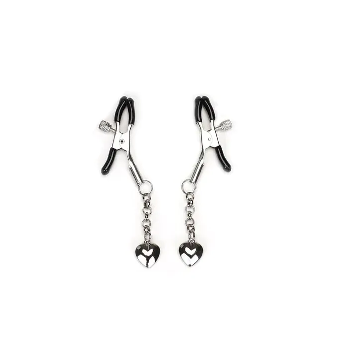 Затискачі для сосків Liebe Seele Solid Heart Silver