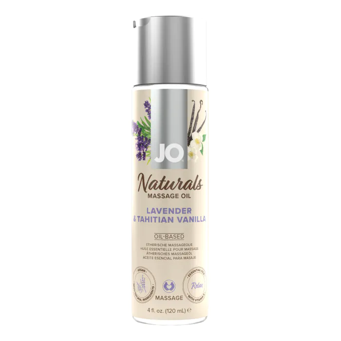 Масажне масло  JO Naturals Lavender & Vanilla 120 мл — фото 2