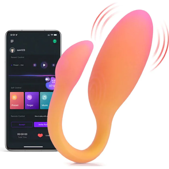 Смарт-віброяйце Magic Motion Flamingo Max Orange