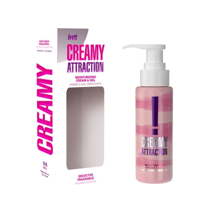 Зволожувальний крем-гель 2в1 Intt Creamy Attraction Seduction 100 мл — фото 2