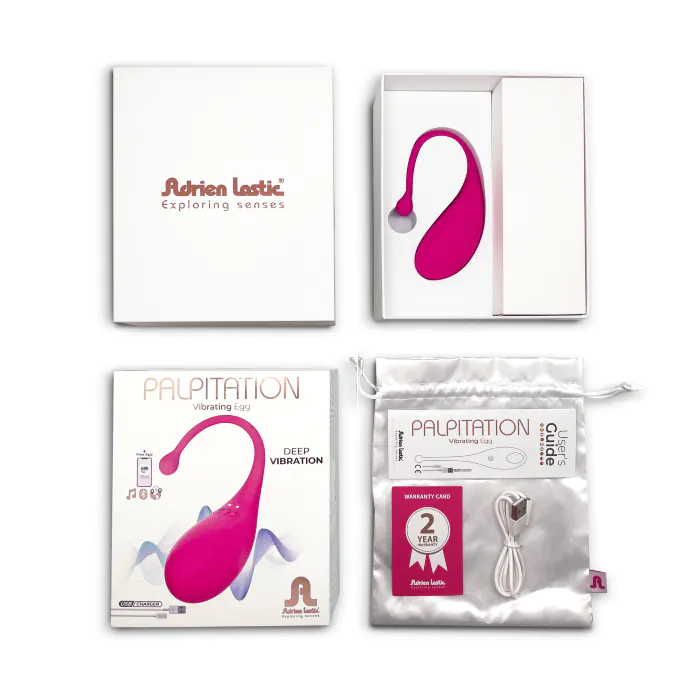 Смарт-віброяйце Adrien Lastic Palpitation Pink — фото 15