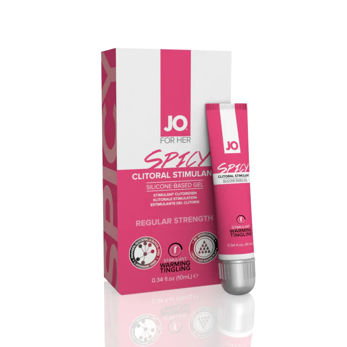 Збудливий гель для клітора JO Spicy Warming 10 мл — фото 2