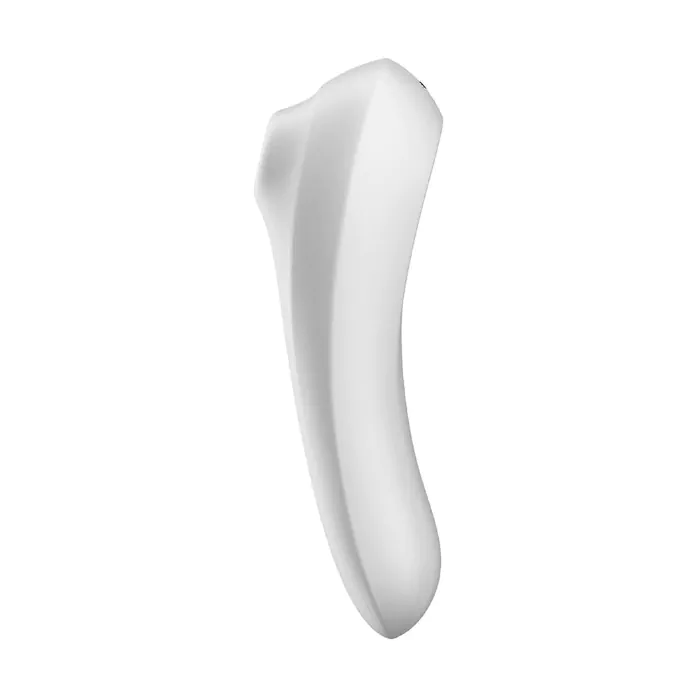 Смарт вібратор та вакуумний стимулятор 2-в-1 Satisfyer Dual Pleasure White