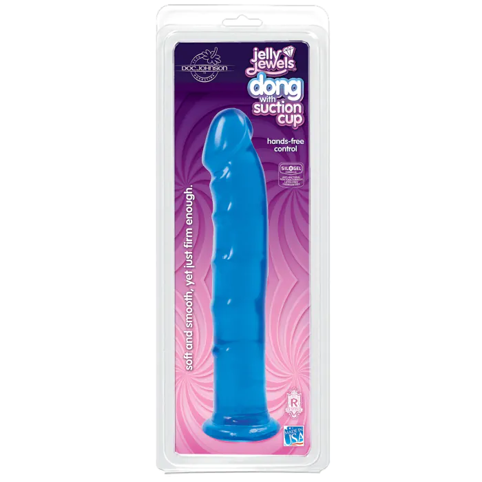 Фалоімітатор Doc Johnson Jelly Jewels Dong & Suction Cu hands-free control — фото 2