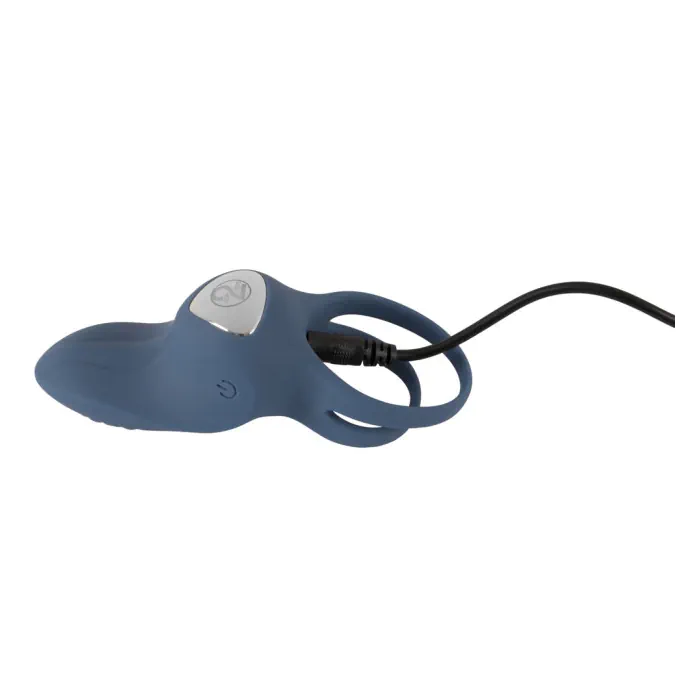 Ерекційне віброкільце You2Toys Vibrating Double Ring Blue — фото 4