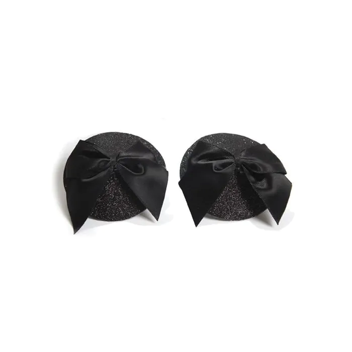 Пестіс Bijoux Indiscrets Burlesque pasties GLITTER and BOW — фото 2