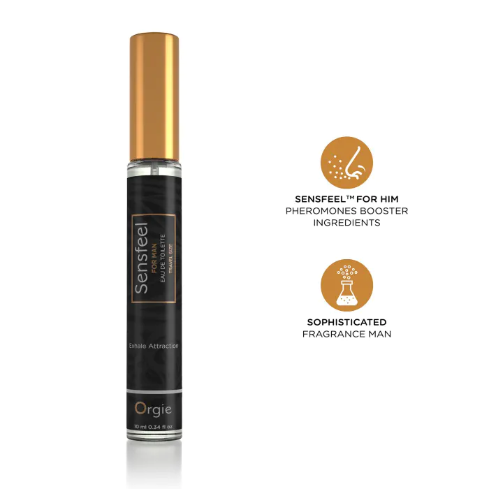 Чоловічі парфуми з феромонами Orgie Sensfeel for Man Travel Size 10 мл — фото 3