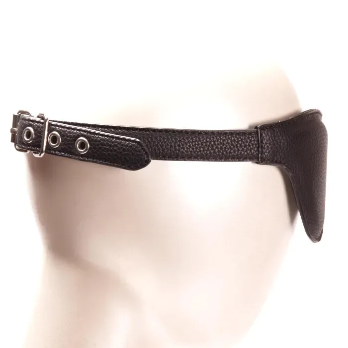 Маска Pornhub Faux Leather Mask Black — фото 3