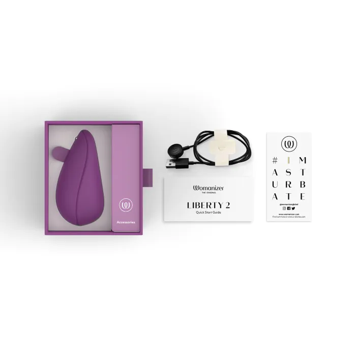 Вакуумний стимулятор Womanizer Liberty 2 Purple — фото 10