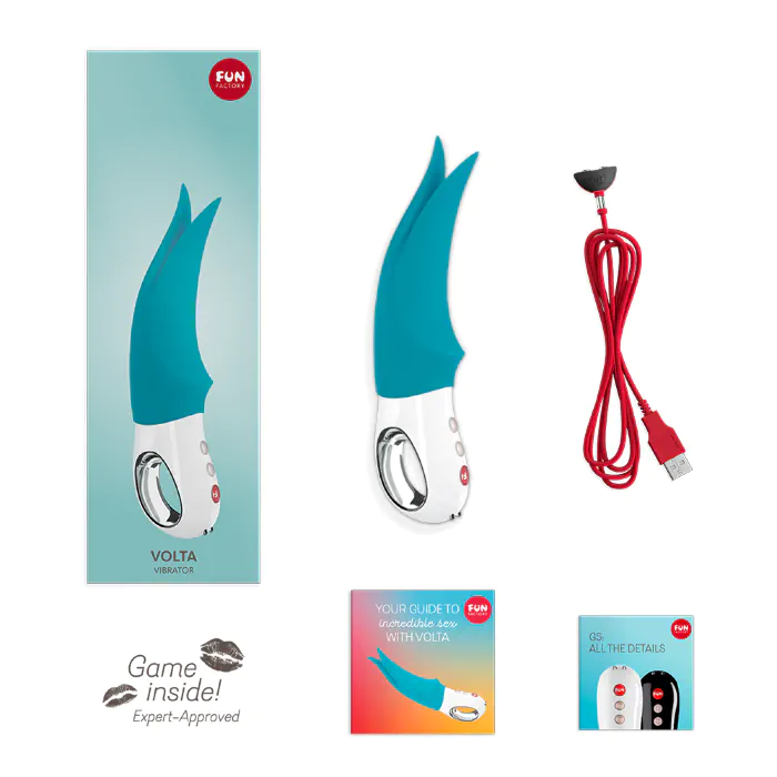 Вібратор Volta Fun Factory Blue — фото 9