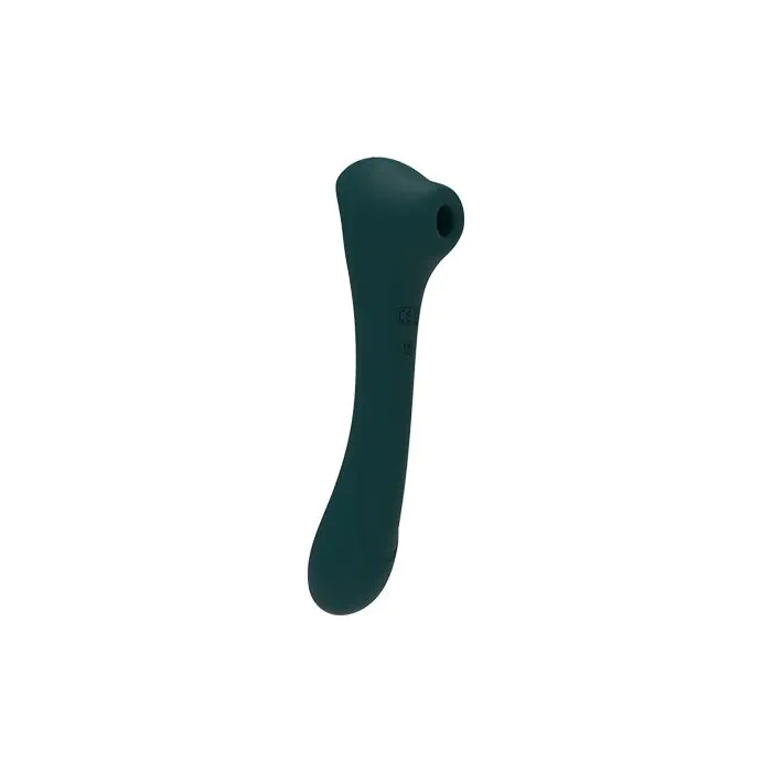 Вібратор-стимулятор 2-в-1 Alive Quiver Teal