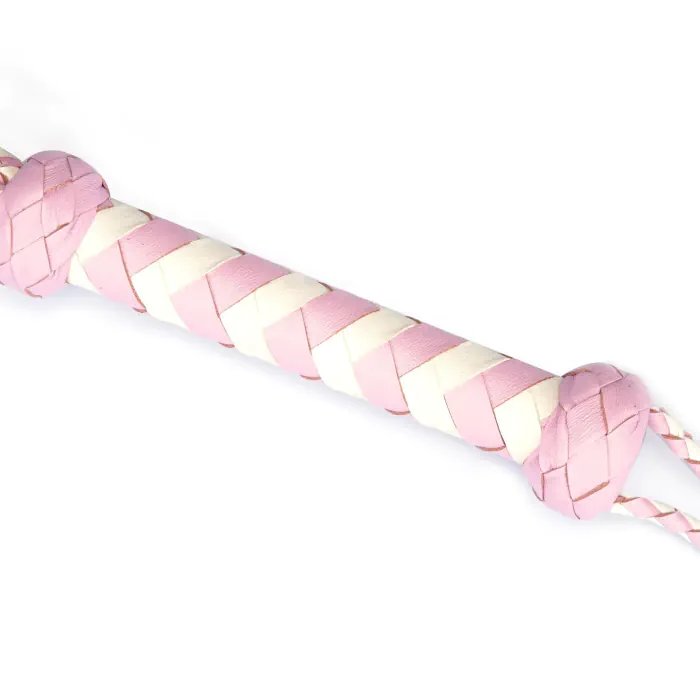 Флогер Liebe Seele White & Pink Leather Whip — фото 4