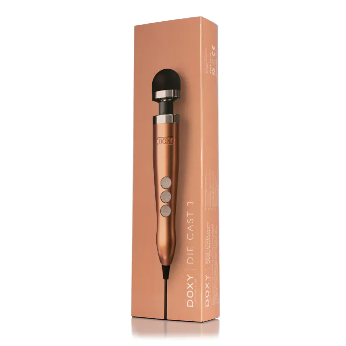 Вібромасажер Doxy Die Cast 3 Rose Gold — фото 8