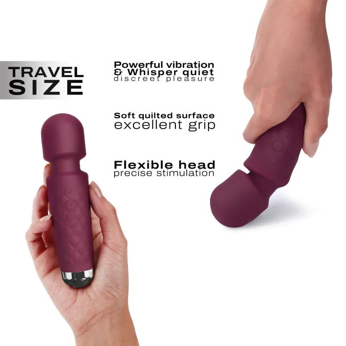 Мінівібромасажер Dorcel Wand Mini Wanderful Plum — фото 3