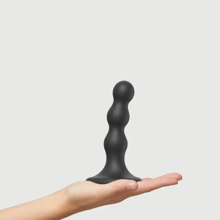 Насадка для страпона Strap-On-Me Dildo Plug Balls Black S — фото 2