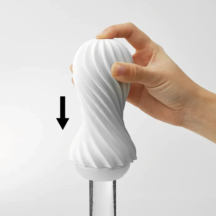 Мастурбатор Tenga Flex Silky White — фото 13