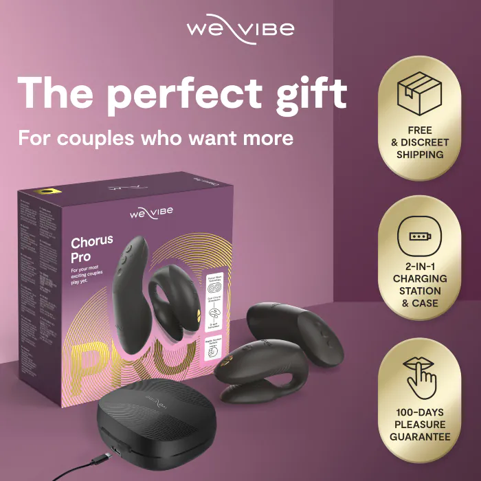 Парний смартвібратор We-Vibe Chorus Pro Satin Black — фото 36