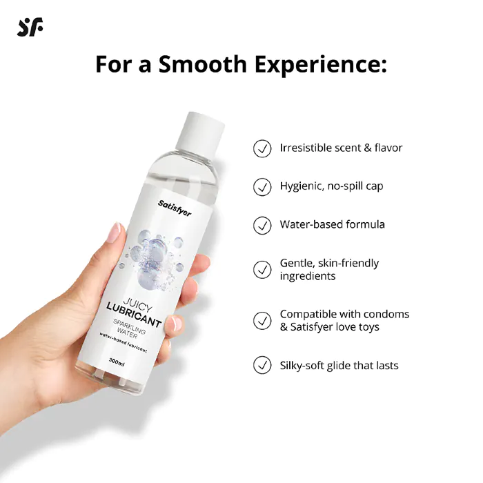 Лубрикант Satisfyer Juicy Lubricant Sparkling Water 300 мл — фото 5