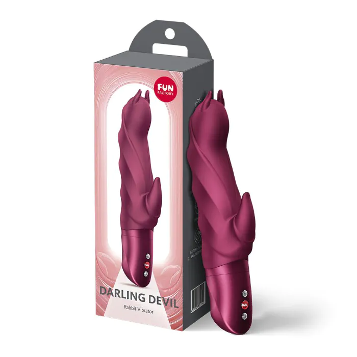 Вібратор Fun Factory Darling Devil Wine Red — фото 3