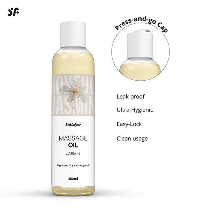 Масажна олія Satisfyer Massage Oil Jasmin 250 мл — фото 4