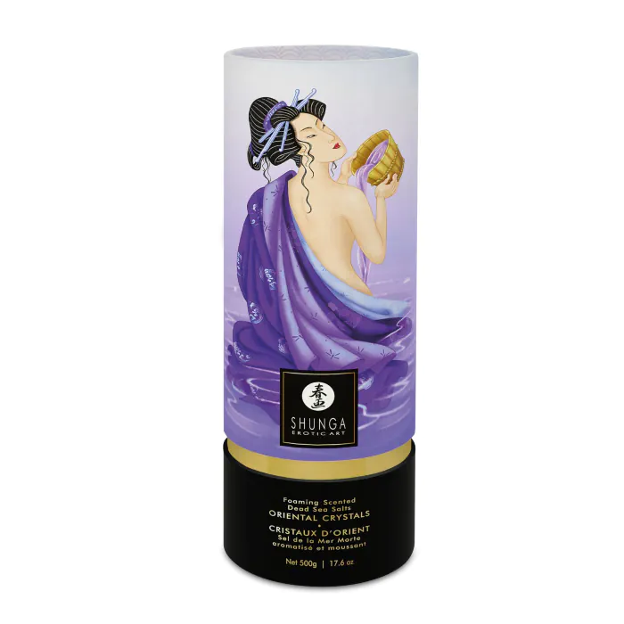 Пінлива сіль для ванни Shunga Dead Sea salt Oriental Crystals Organic Exotic Fruits 500 г