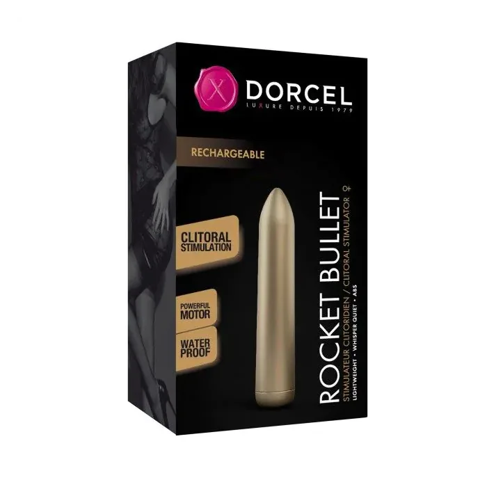 Вібропуля Dorcel Rocket Bullet Gold — фото 3