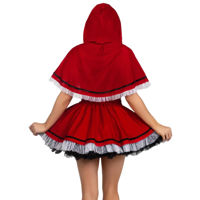 Костюм Червоної Шапочки Leg Avenue Flirty Miss Red Top and Skirt — фото 2