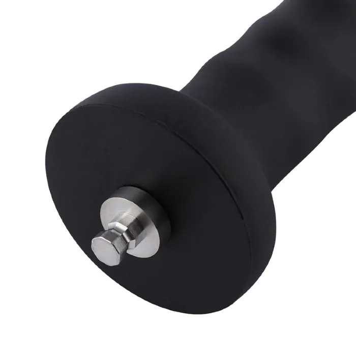 Силіконовий фалоімітатор для секс-машин Hismith 7.1″ Anal Dildo Black — фото 4