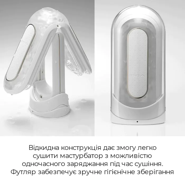 Мастурбатор Tenga Flip Zero Electronic Vibration White — фото 19