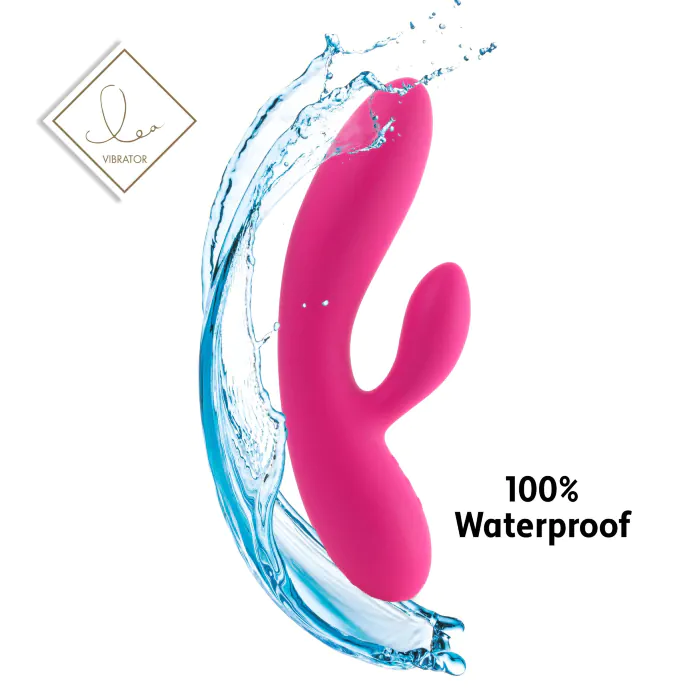 Гнучкий вібратор кролик FeelzToys Lea Rabbit Vibrator Rubine Red — фото 5