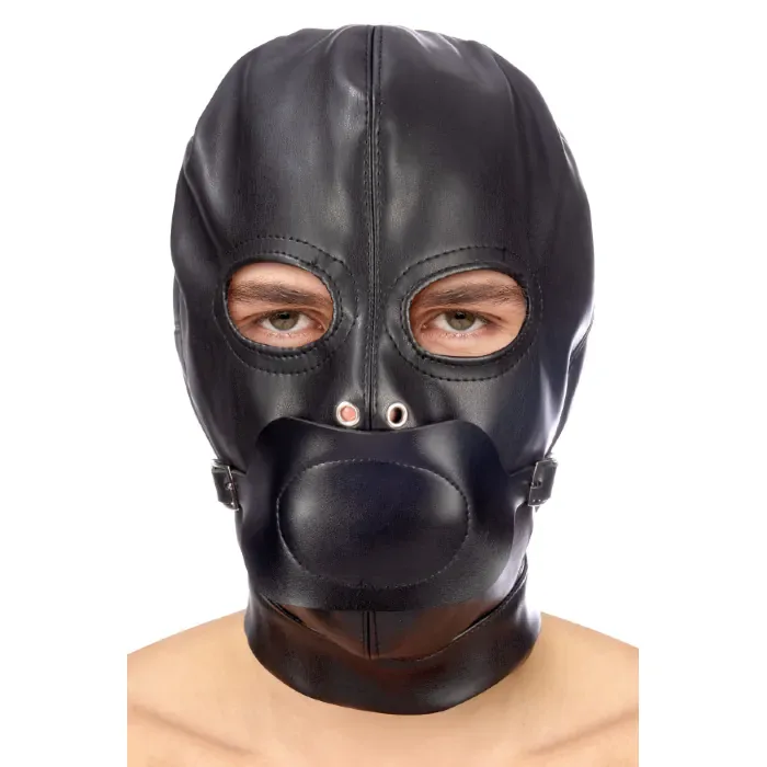 Каптур з кляпом Fetish Tentation Black