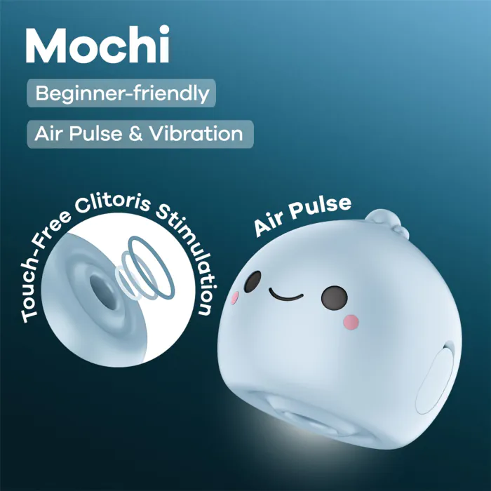 Вакуумний кліторальний стимулятор Satisfyer Mochi Frost Blue — фото 7