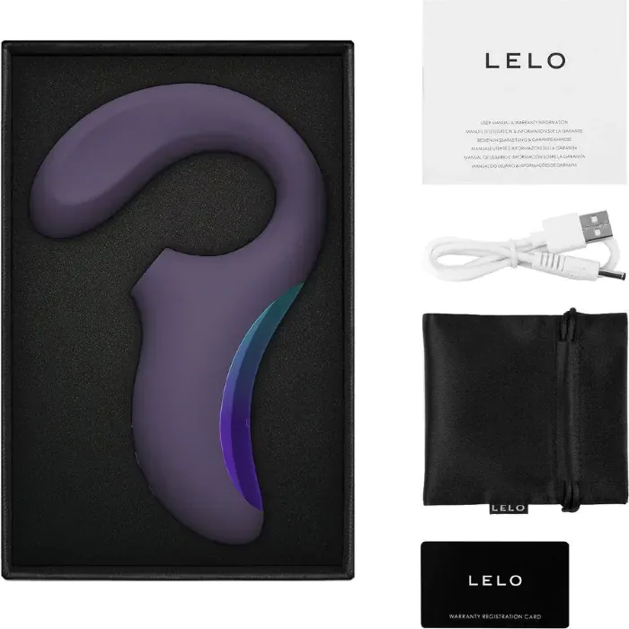 Кліторально-вагінальний звуковий стимулятор LELO Enigma WAVE Cyber Purple — фото 5