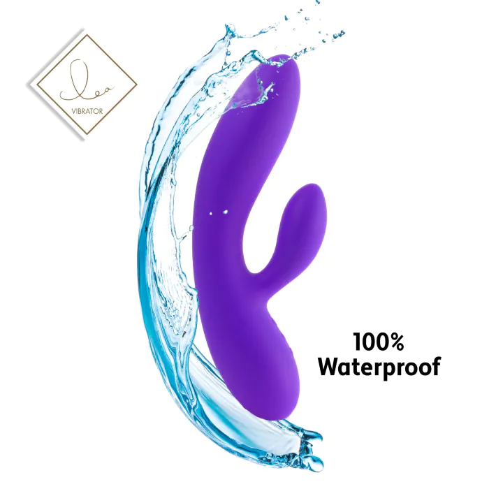 Гнучкий вібратор кролик FeelzToys Lea Rabbit Vibrator Medium Purple — фото 5